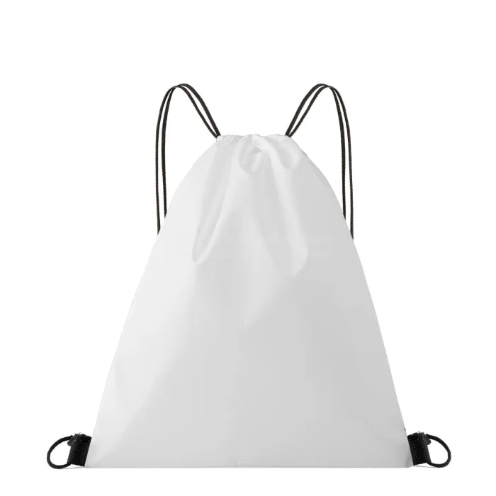 Waterproof Drawstring Backpack - White