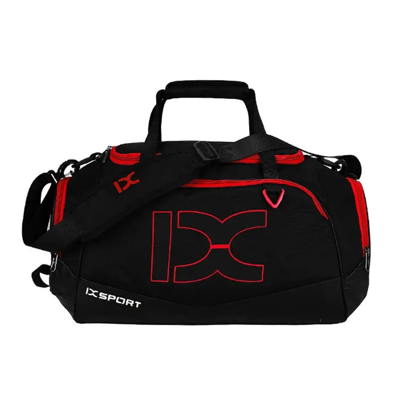 Waterproof Gym Backpack - Red Black