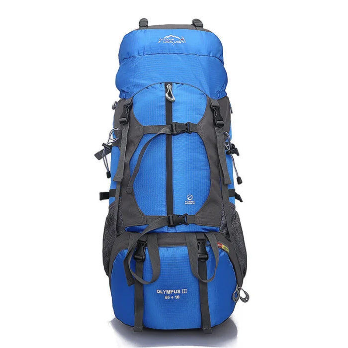 Waterproof Hiking Backpack - blue