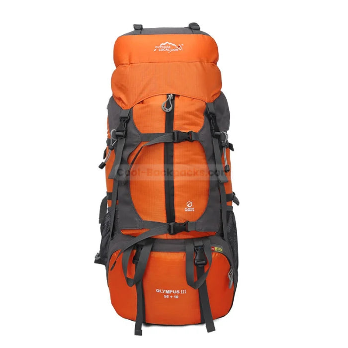 Waterproof Hiking Backpack - orange