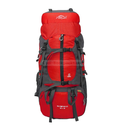 Waterproof Hiking Backpack - red