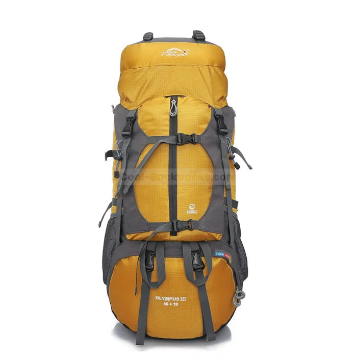 Waterproof Hiking Backpack - yellow