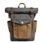 Waxed Canvas Backpack - Gray