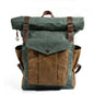 Waxed Canvas Backpack - Green