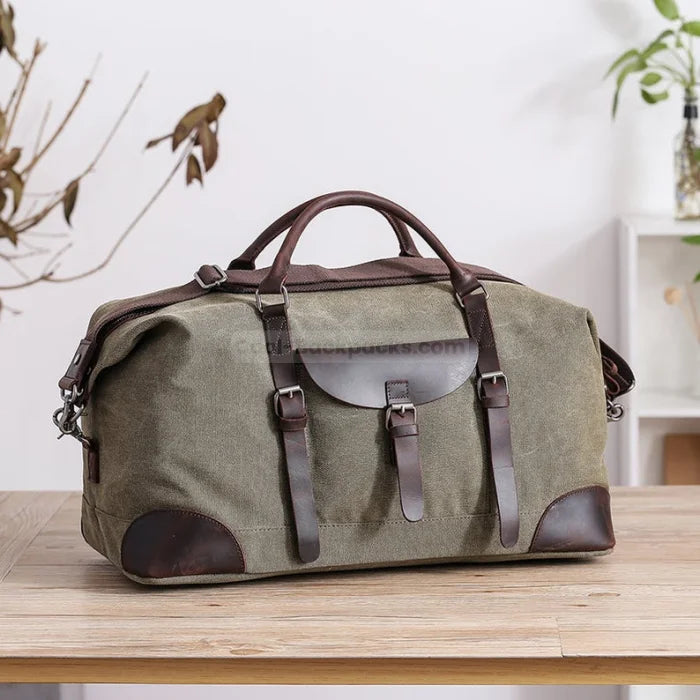 Waxed Canvas Duffel Bag