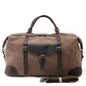 Waxed Canvas Duffel Bag - Brown