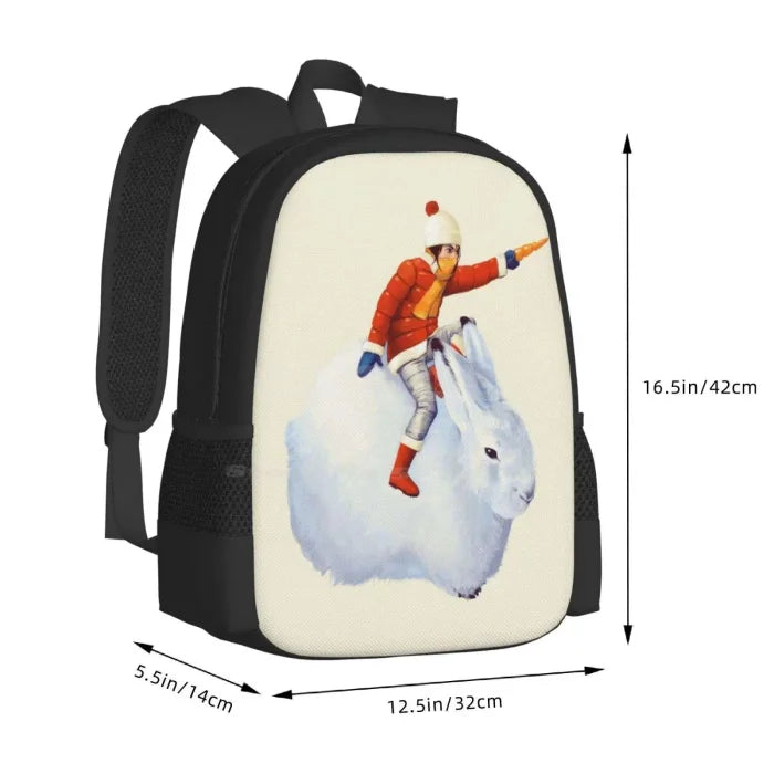 White Bunny Backpack