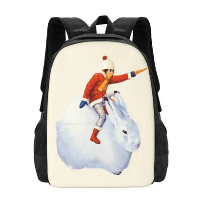 White Bunny Backpack - Backpack - Black