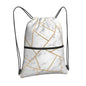 White Drawstring Backpack