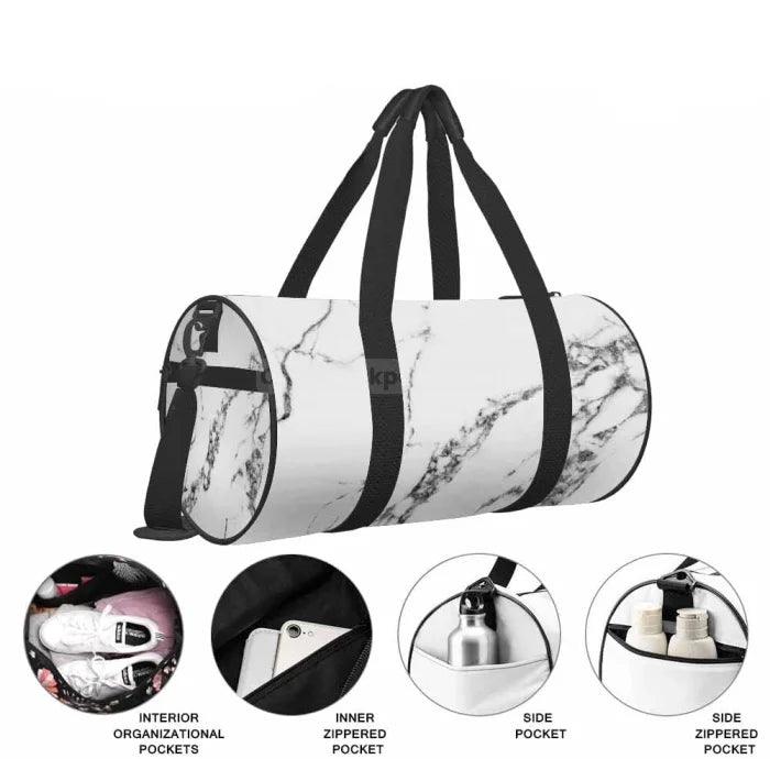 White Duffel Bag - White