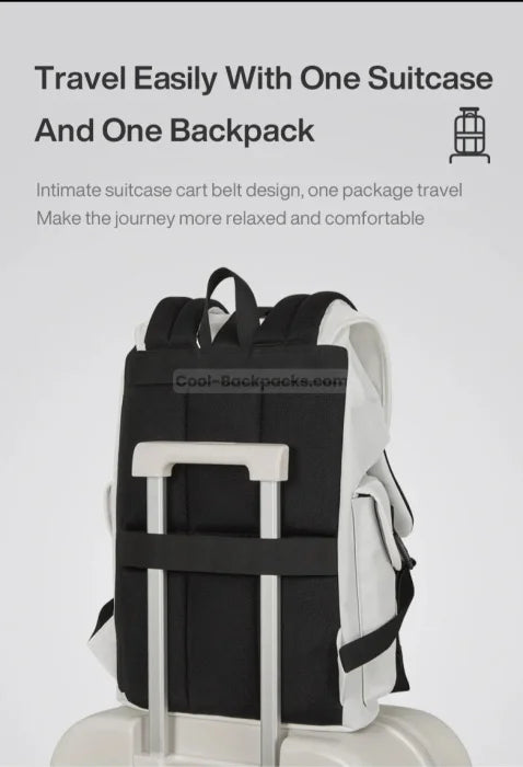 White Rucksack Backpack