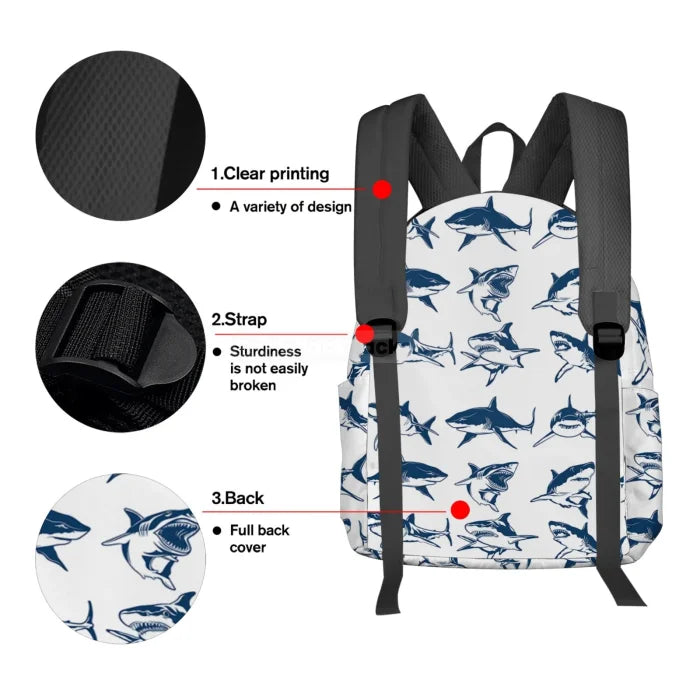 White Shark Backpack