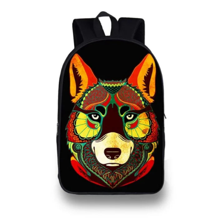 Wolf Logo Backpack