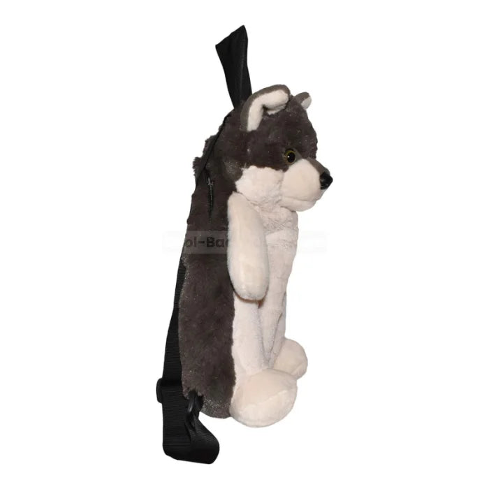 Wolf Plush Backpack