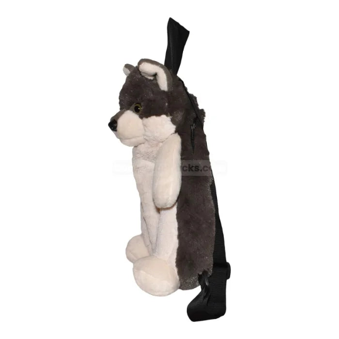 Wolf Plush Backpack