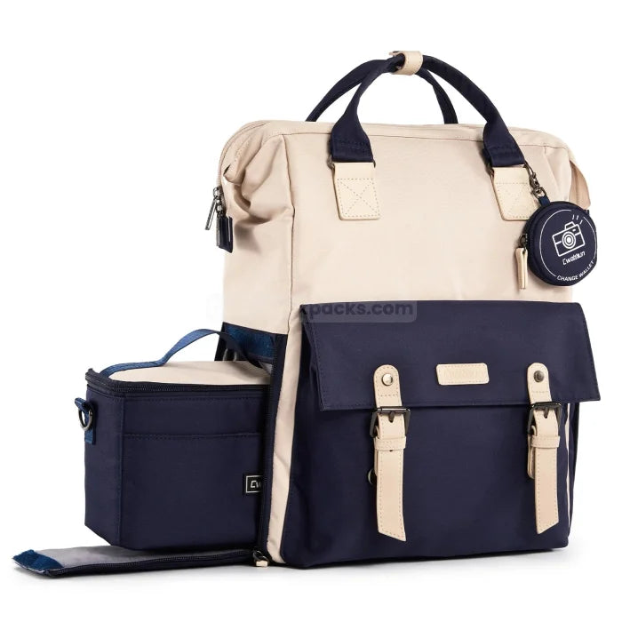 Womens Camera Backpack - Blue / L