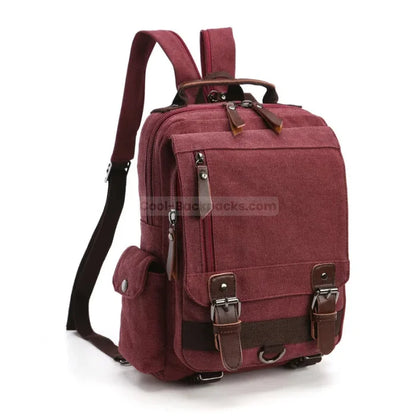 Womens Small Rucksack - Red