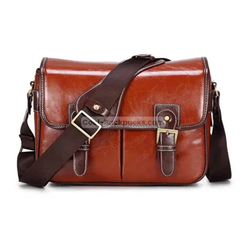 XL Messenger Bag - Reddish Brown