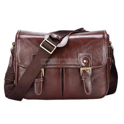 XL Messenger Bag - Dark Brown