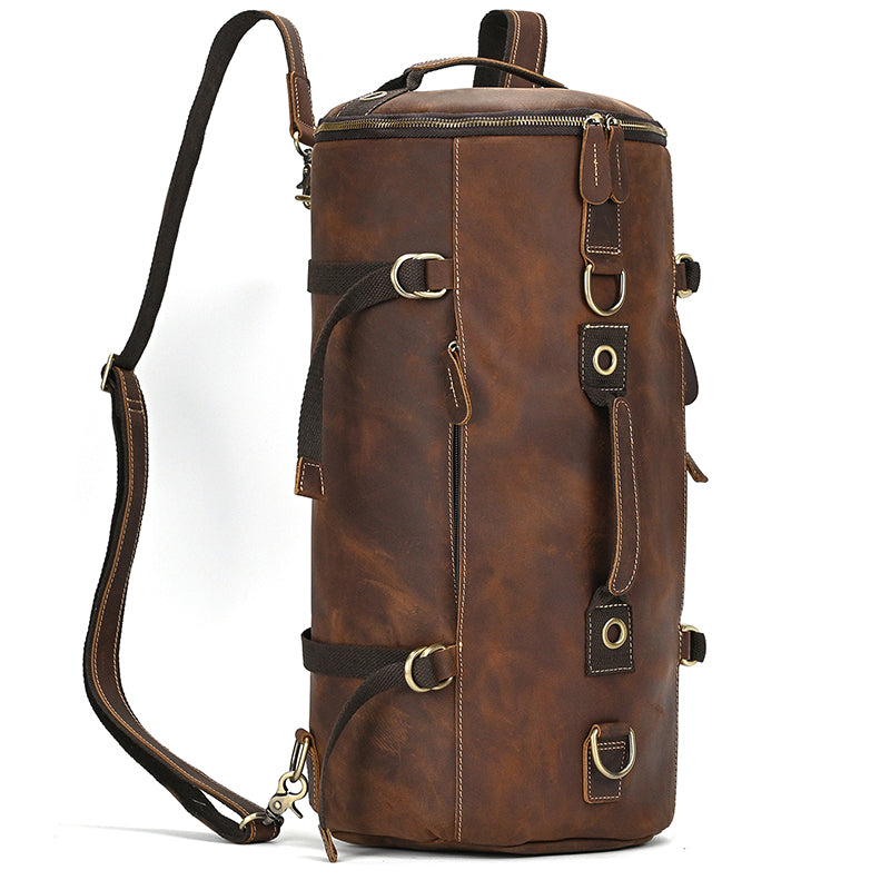 Leather Motorcycle Backpack