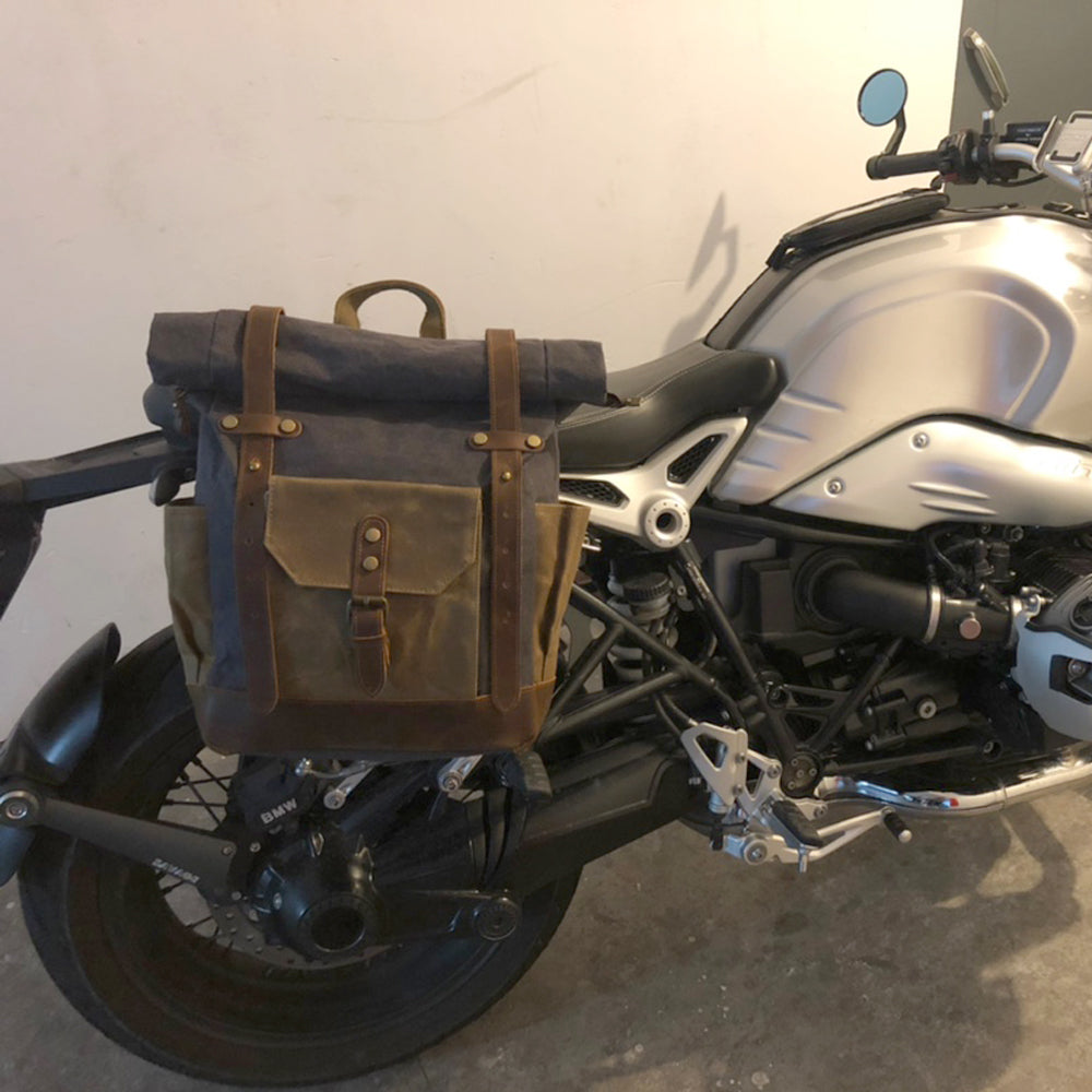 Vintage Motorcycle Backpack