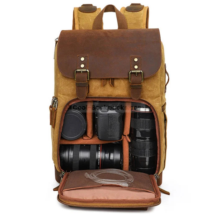 Yellow Camera Backpack - Yellow