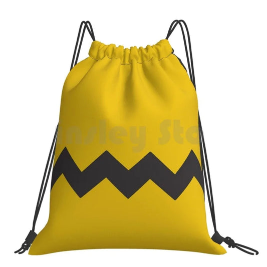 Yellow Drawstring Backpack