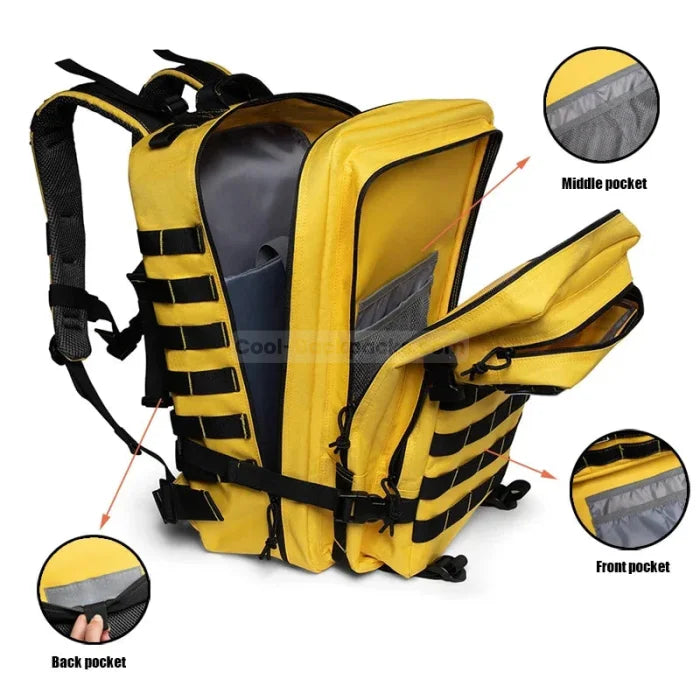 Yellow Tactical Backpack