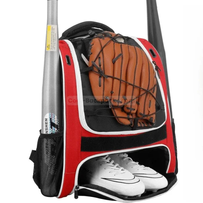 Youth Baseball Backpack - Red