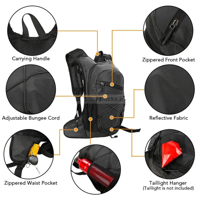 Zip Running Backpack